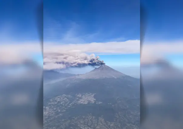 Actividad del Popocatépetl ocasiona cancelaciones de vuelos en la CDMX 