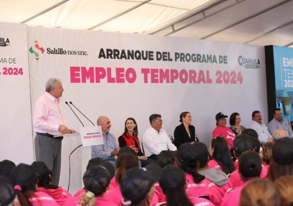 Inicia programa Empleo Temporal 2024 en Saltillo