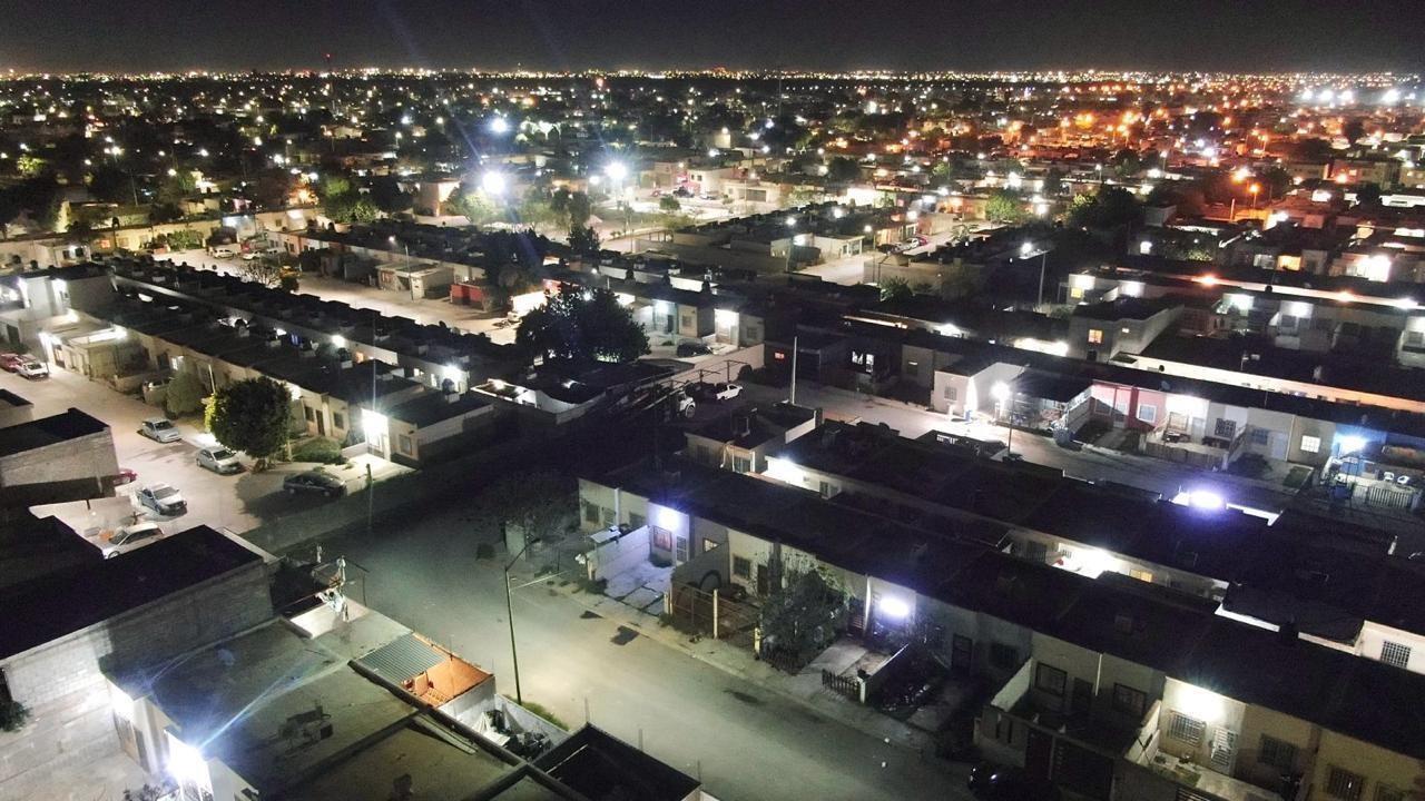 Más de 10 mil luminarias se modernizaron. (Fotografía: Gobierno de Torreón)