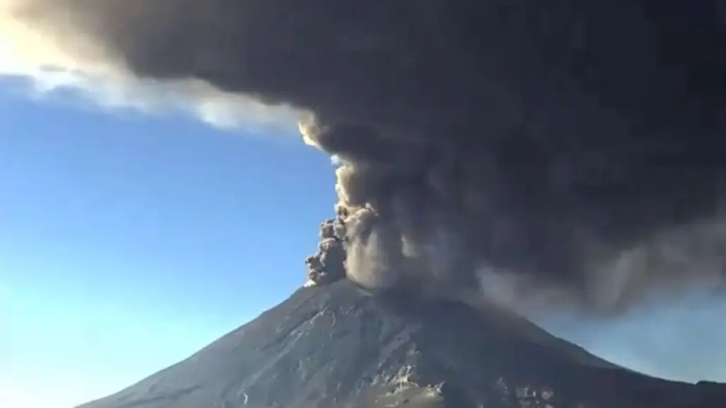 ¡Volcán Popocatépetl intensifica su actividad! Afecta zonas de Puebla y CDMX