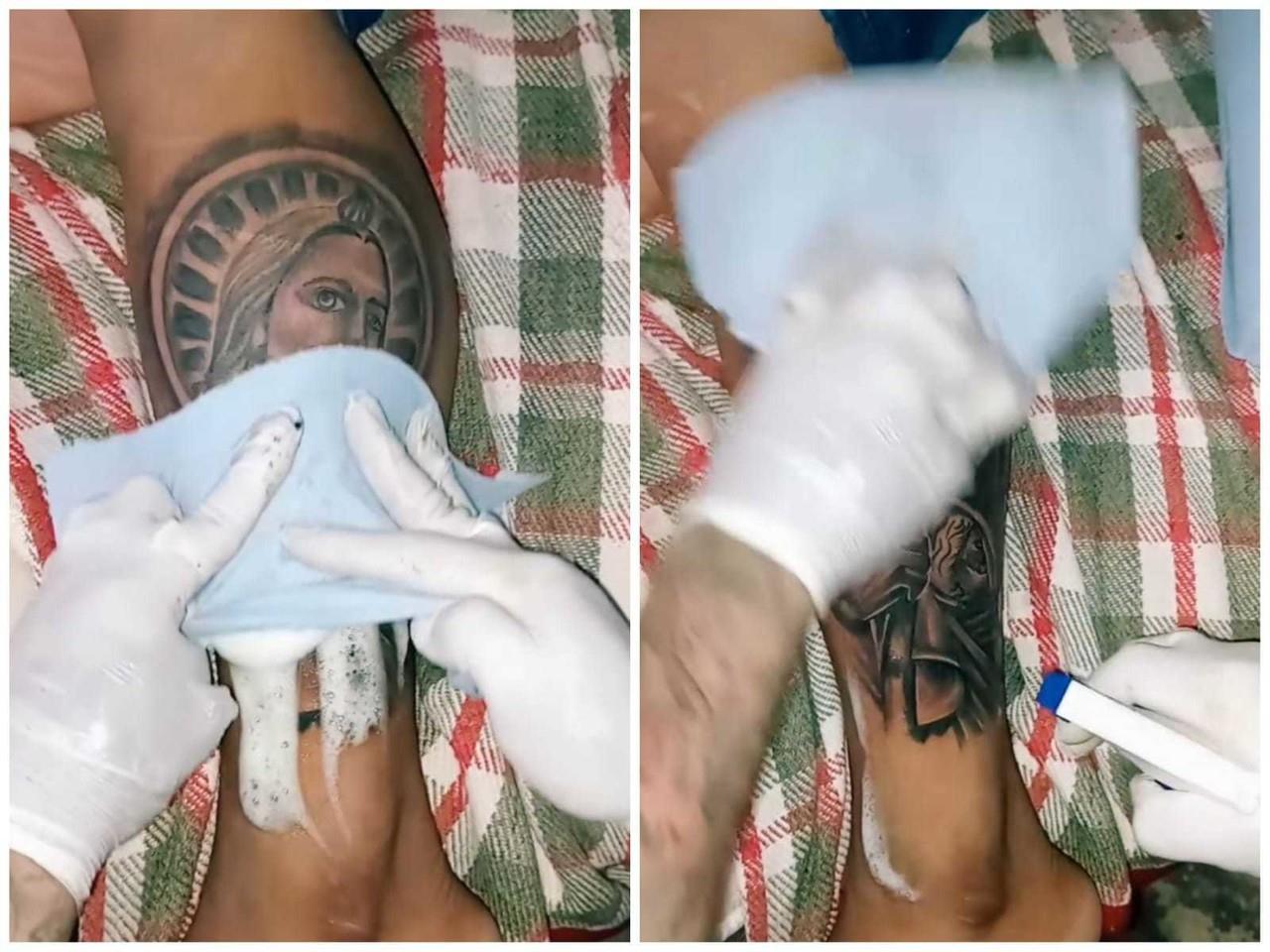 San Judas Tafeo: se burlan de joven y su tatuaje en Tiktok (VIDEO)