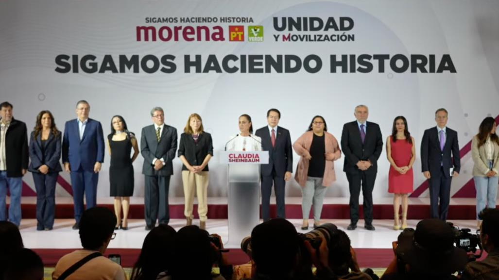 Claudia Sheinbaum presenta a su equipo de campaña