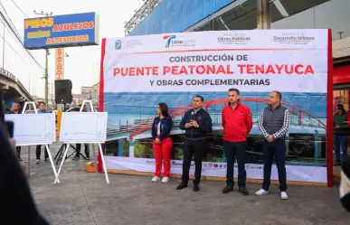 Inicia construcción de puente peatonal Tenayuca en Tlalnepantla