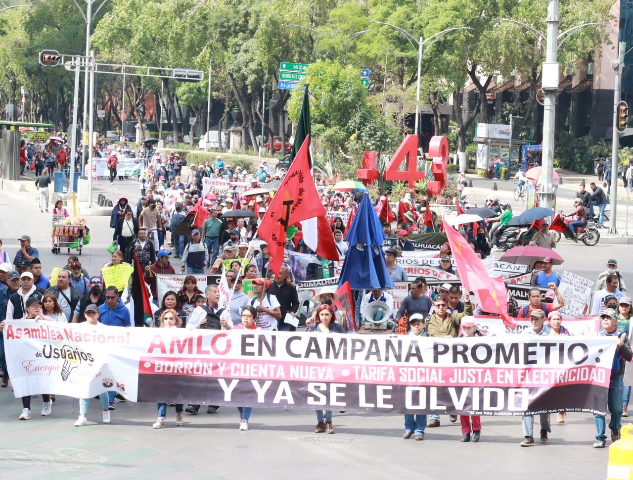 ¡No llegues tarde! Estas son las marchas y concentraciones que habrá en la CDMX. Foto: @ANUEE_MX