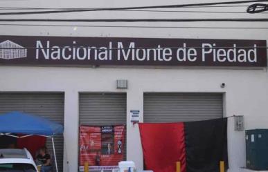 Continúa la huelga de los trabajadores del Nacional Monte de Piedad en Reynosa