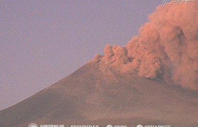 Popocatépetl en Amarillo Fase 2 ¿Habrá ceniza en la Ciudad de México?