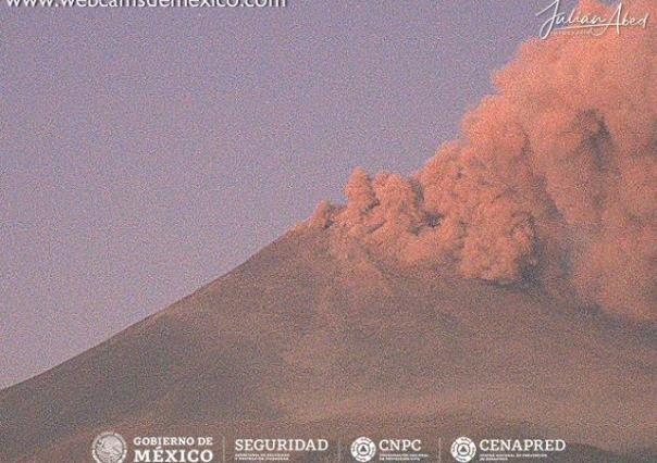Popocatépetl en Amarillo Fase 2 ¿Habrá ceniza en la Ciudad de México?