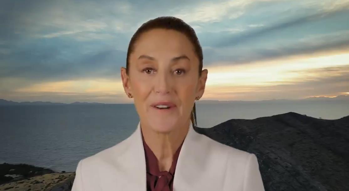 Claudia Sheinbaum Parto, candidata presidencial de Morena. Imagen: Captura de Pantalla.