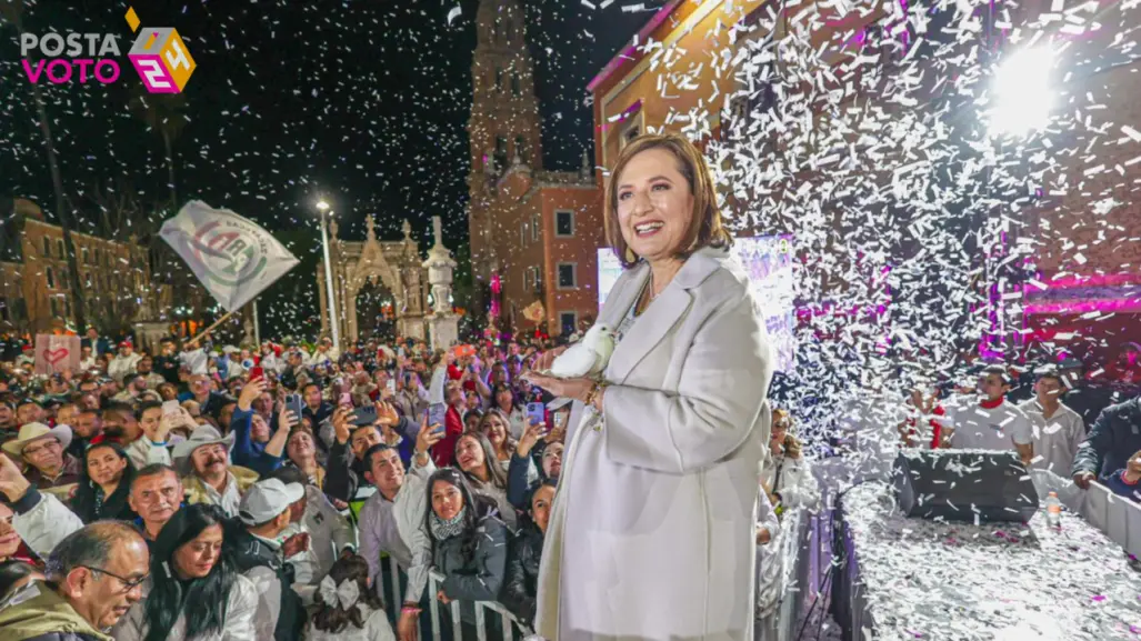 Inicia Xóchitl Gálvez su campaña política en Fresnillo, Zacatecas, con marcha