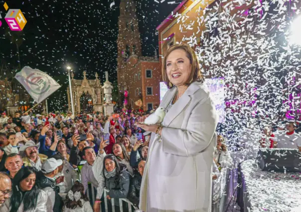 Inicia Xóchitl Gálvez su campaña política en Fresnillo, Zacatecas, con marcha