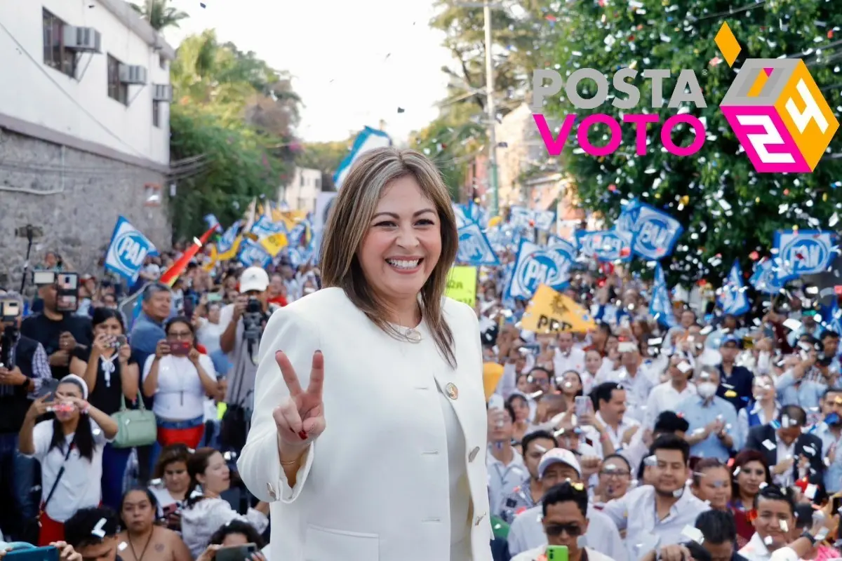 Morelos ya despertó” Lucy Meza se registra como candidata a la gubernatura. (FOTO: cortesía)