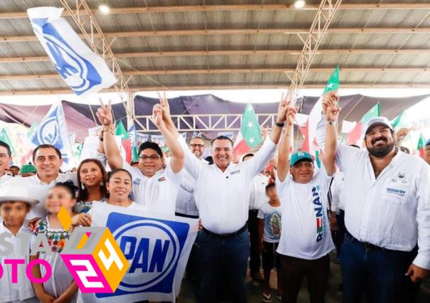 Renan Barrera inicia su campaña en el oriente de Yucatán