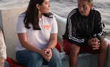 Vida Gómez comienza su campaña con pescadores de Dzilam de Bravo