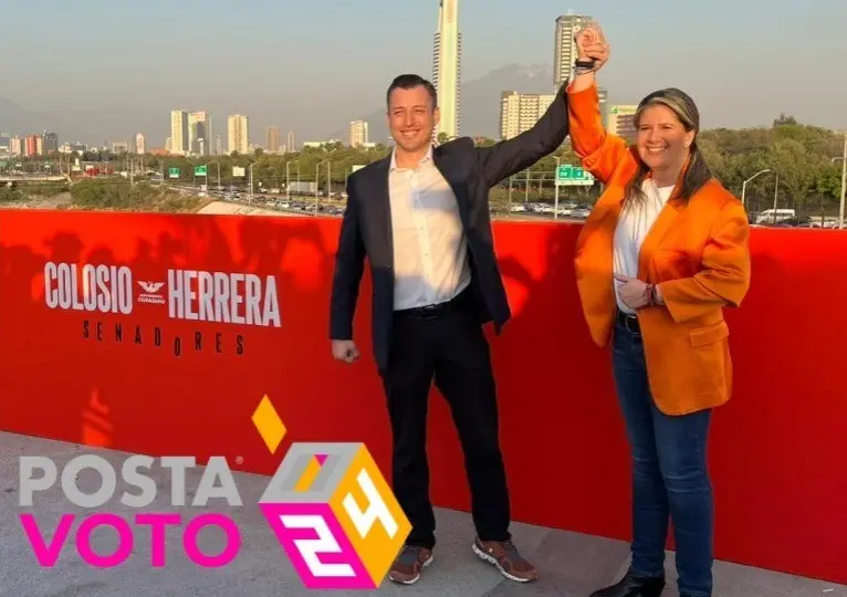 La campaña de Luis Donaldo Colosio y Martha Herrera, en el puente verde de Monterrey. Foto: Cynthia Pardo.