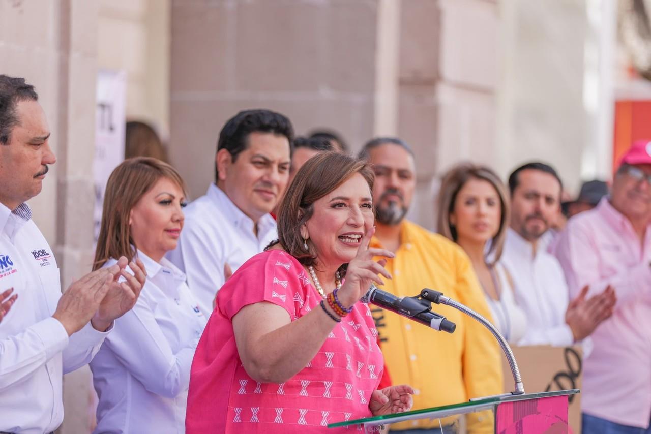 Intromisión del presidente puede anular elecciones, advierte Xóchitl Gálvez. Foto: @XochitlGalvez