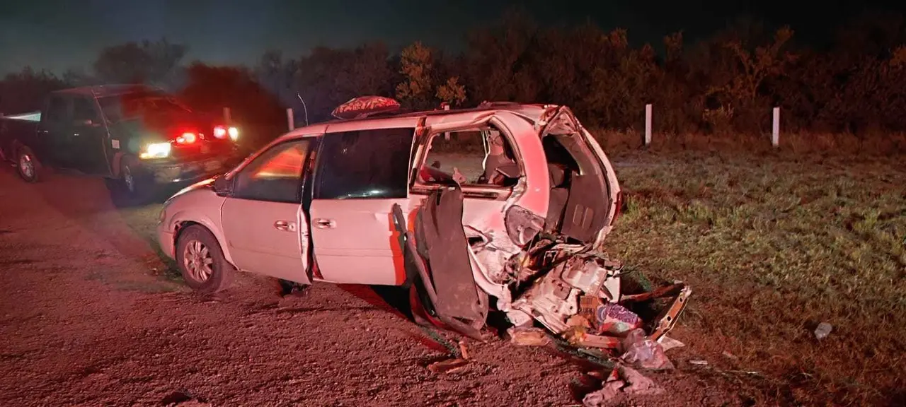 Accidente carretero en Cadereyta. Fotos. Cortesía