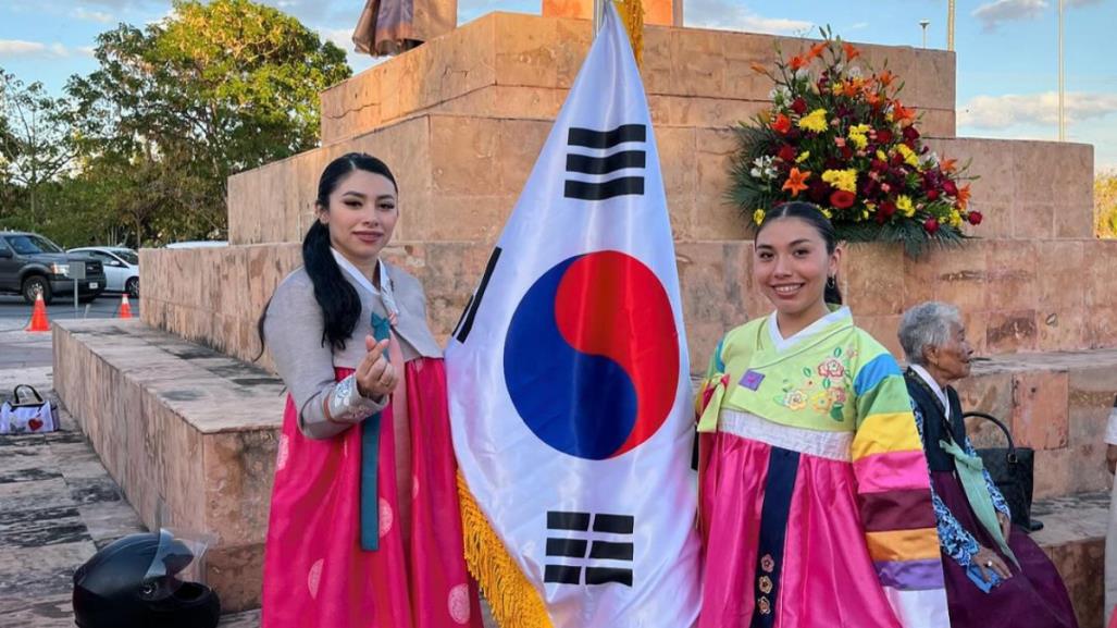 Descendientes coreanos en Yucatán conmemoran 105 años del Movimiento 1 de marzo