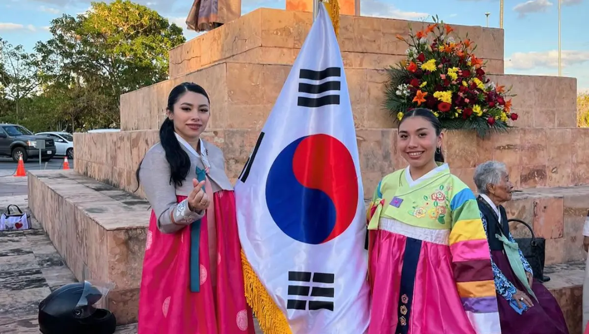 La familia Kim Park fue parte de los asisntentes a la ceremonia Fotos: Instagram Marianaaa_Prz