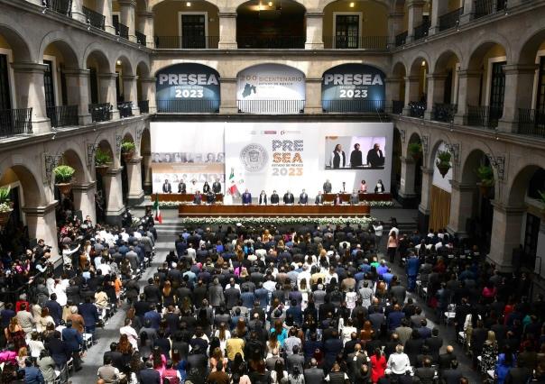 Encabeza Delfina Gómez 200 aniversario de la erección del Estado de México