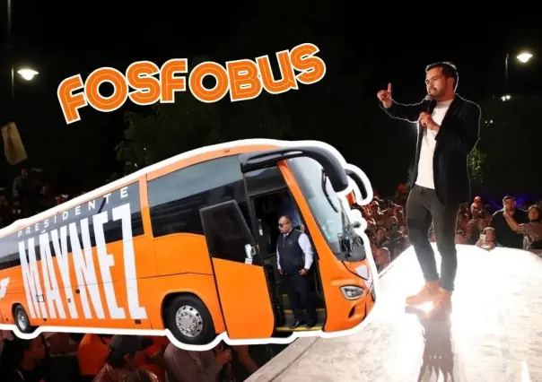 Jorge Álvarez Máynez arranca su campaña abordo del Fosfobús (VIDEO)