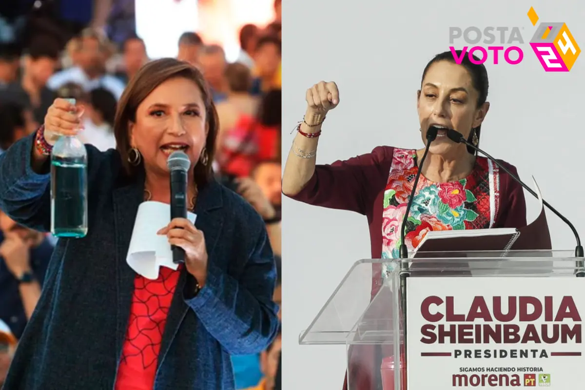 Reta Gálvez a Sheinbaum a beber agua de las pipas que se compran en CDMX. Foto: Especial