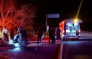 Joven motociclista muere tras impactarse contra camellón en la vía Tetíz-Hunucmá