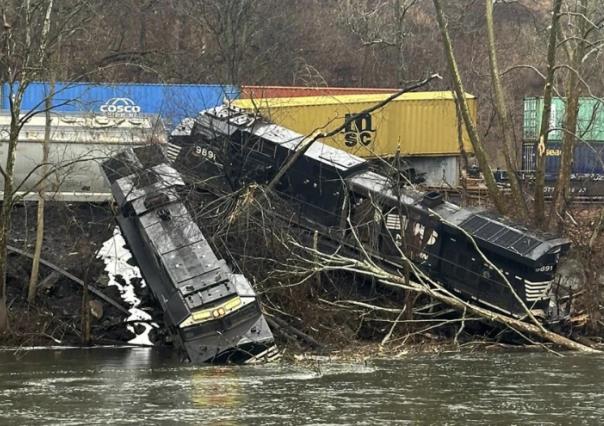 Descarrilamiento de tren en Pensilvania: sin heridos ni fugas