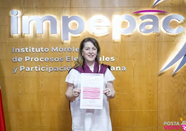 Se registra Margarita González a la gubernatura de Morelos por Morena y aliados