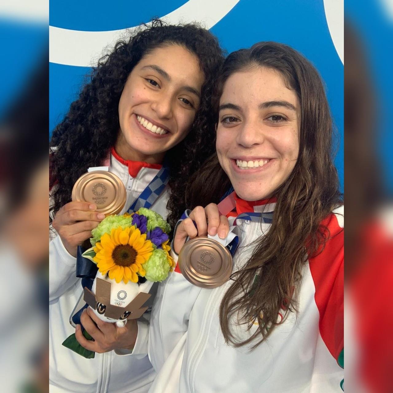 Clavadistas Alejandra Orozco y Gaby Agúndez ganan bronce en Copa del Mundo