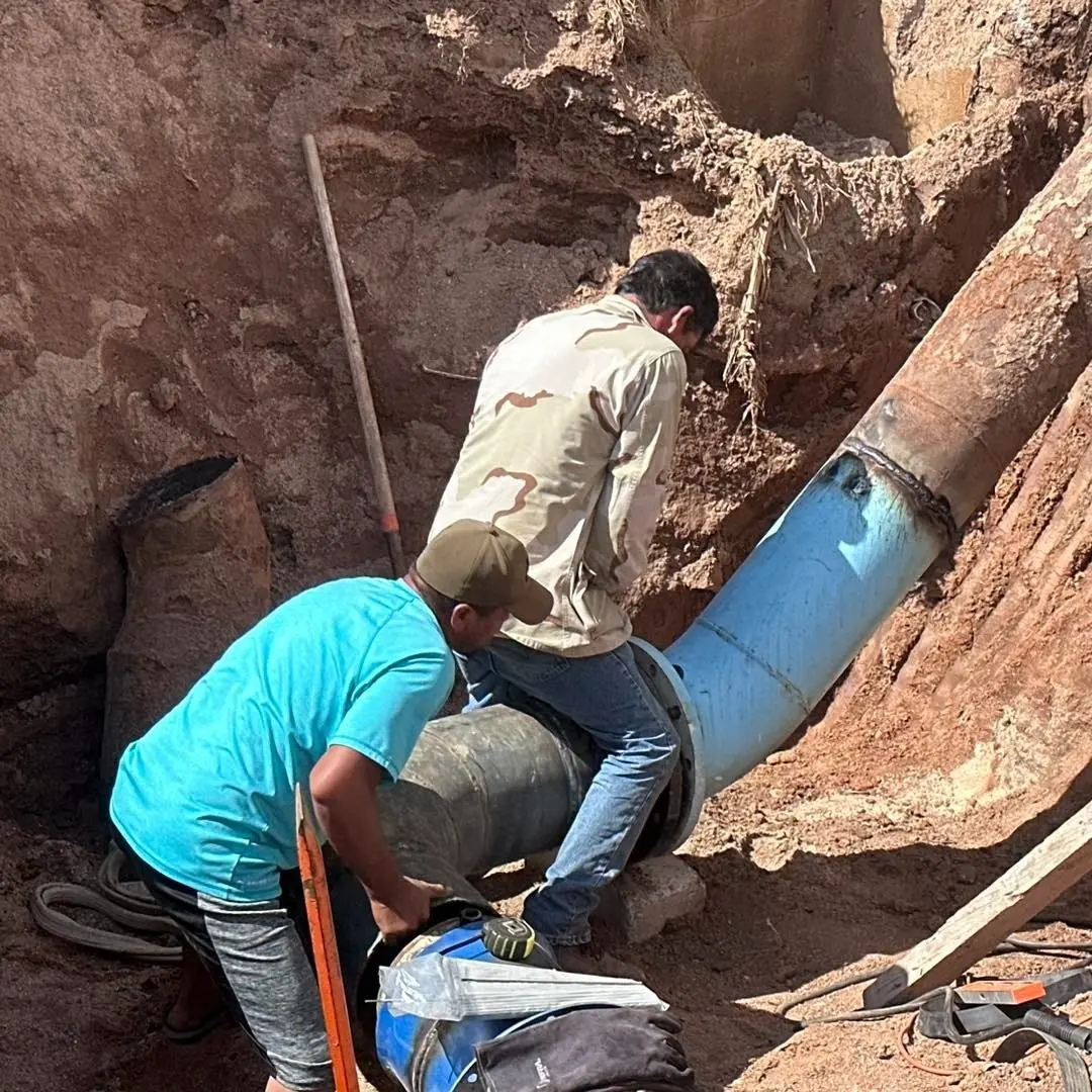 Reparan fuga de agua en Estación de Bombeo 3 de Cabo San Lucas
