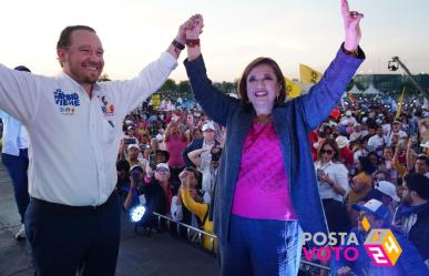 Xóchitl Gálvez desafía a Sheinbaum a beber agua de pipas