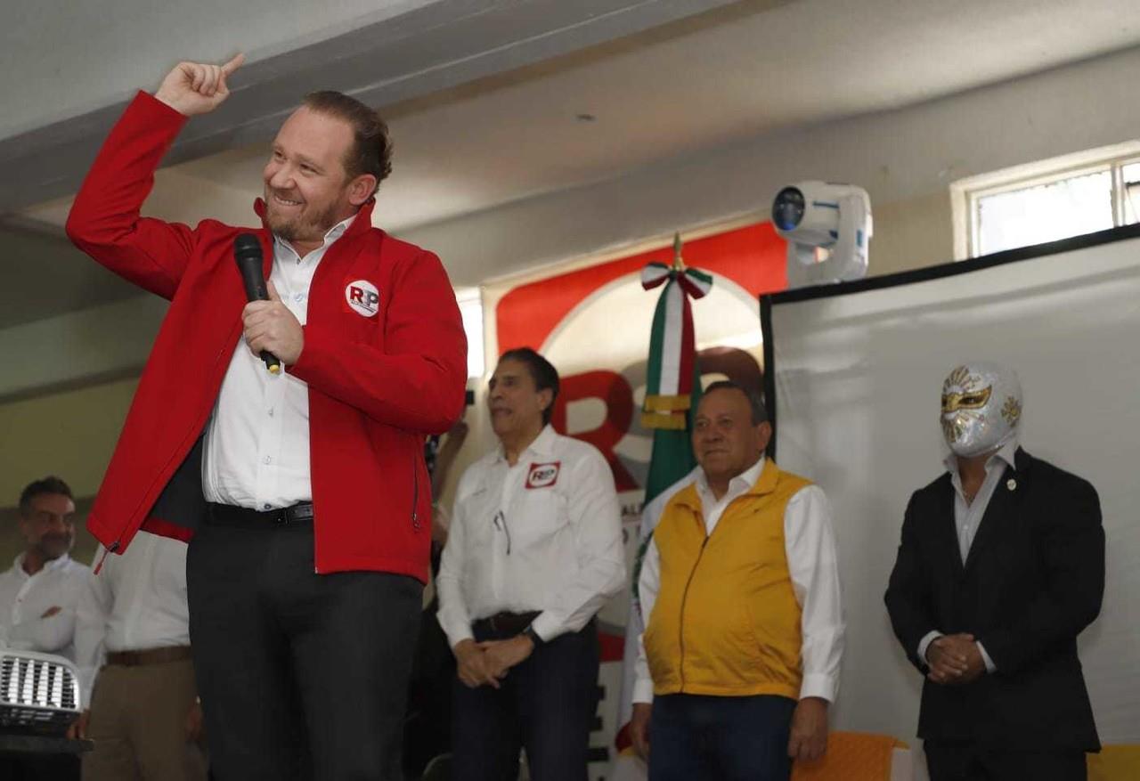 Santiago Taboada, celebrando apoyo de RSP