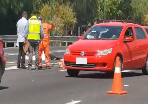 Muere ciclista atropellado en autopista México-Pachuca, surgen cuestionamientos