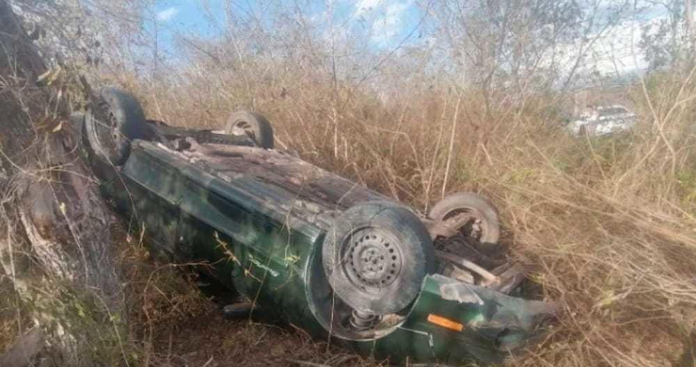 Un accidente se registró el domingo por la tarde cuando Roberto perdió el control de su vehículo por manejar bajo los efectos del alcohol.- Foto de Info Yucatán