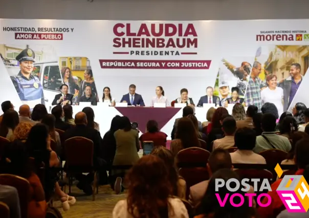 Claudia Sheinbaum presenta eje sobre seguridad y sus estrategias