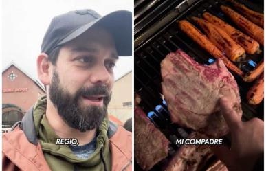 ¡Regio que se respeta! Compra asador y arma carnita asada en Canadá (VIDEO)