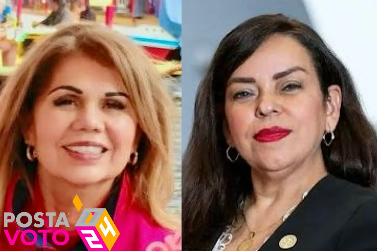 Margarita González Saravia y Lucy Meza Guzmán, candidatas al gobierno de Morelos. Foto: POSTA