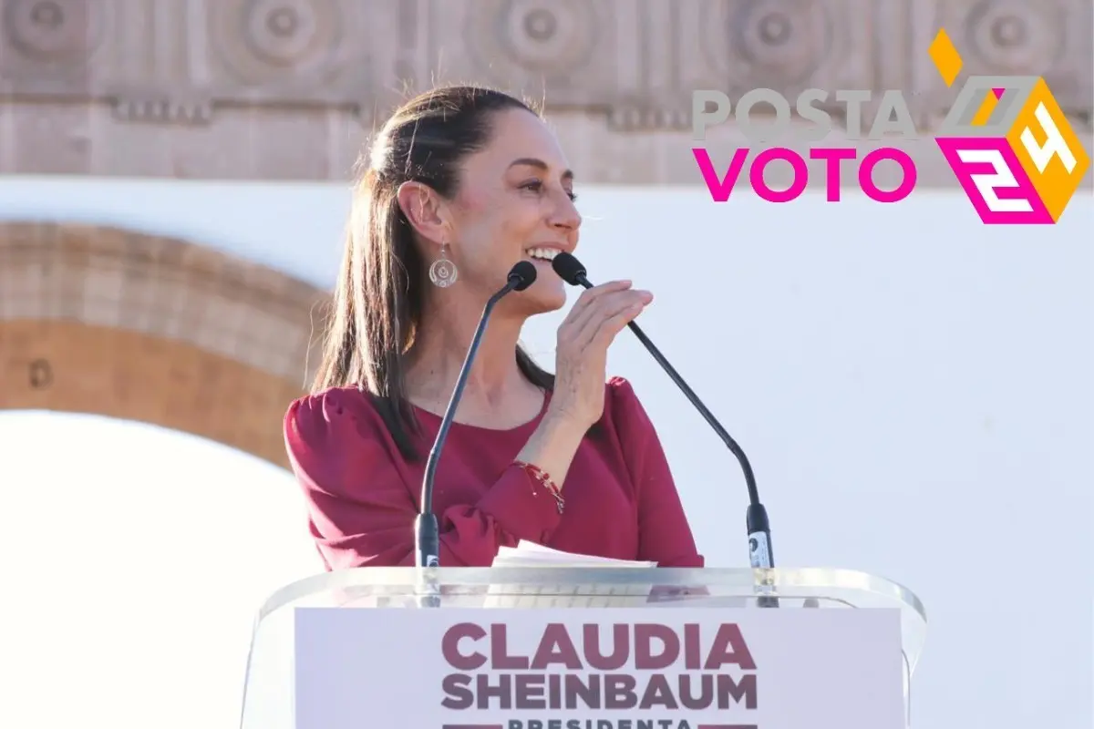 Claudia Sheinbaum prometió becas y apoyos a mujeres de 60 a 64 años en Guanajuato. (FOTO: cortesía)