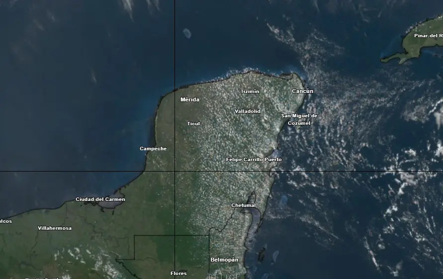 Una nueva jornada de calor se pronostica para la jornada de este martes 5 de marzo con temperaturas máximas de hasta 40 grados.- Foto de Meteorología Yucatán