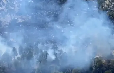 Controlan el incendio forestal en Santa María del Monte, en Zinacantepec (VIDEO)