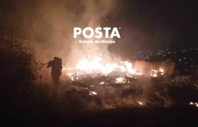 Incendio en el Cerro de la Castellana en Tlalnepantla (VIDEO)