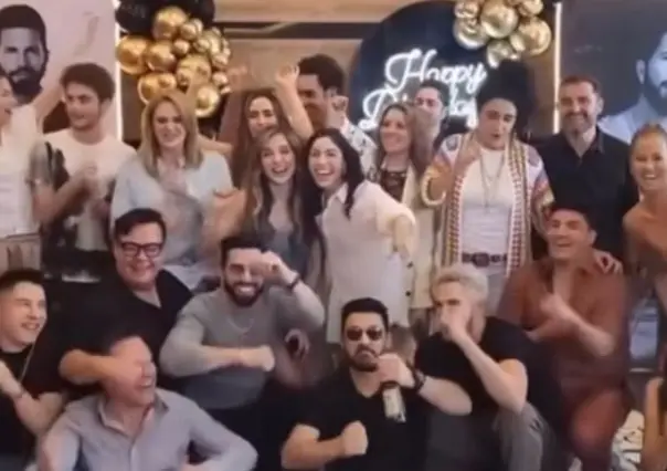 Poncho De Nigris festeja cumpleaños sin su mamá y el team Infierno (VIDEO)