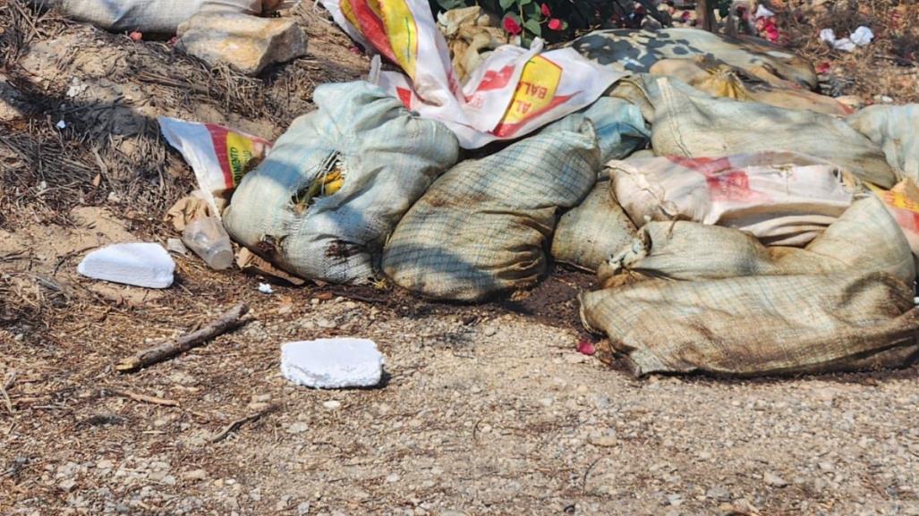 Supuestos restos humanos en carretera de Chiapas resultan ser desechos de pollo