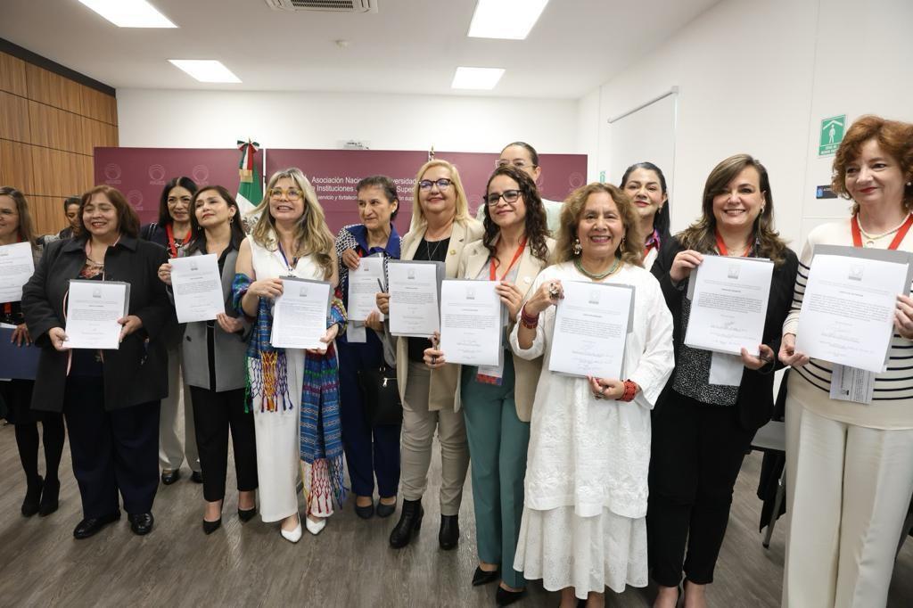 En la ANUIES están afiliadas 216 de las universidades más grandes y reconocidas del país y ahora, en un momento histórico, se cuenta con 44 rectoras. (Fotografía: Cortesía)