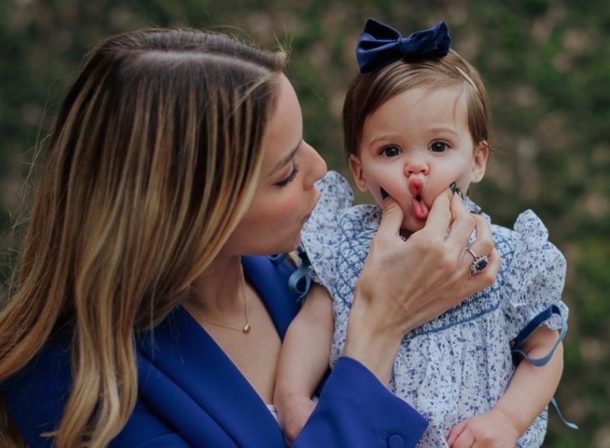 Mariana Rodríguez celebra el primer año de vida de su hija Mariel. Foto. Instagram