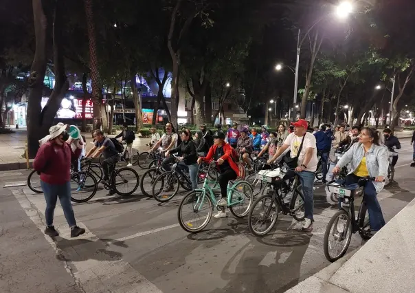 ¡Prepara la bici! Confirman Paseo Nocturno por inicio de la primavera en CDMX