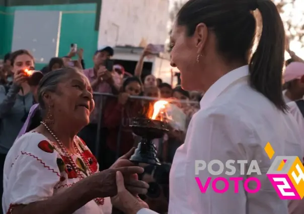 Entregan a Claudia Sheinbaum Bastón de Mando de pueblos Chichimeca y Otomí