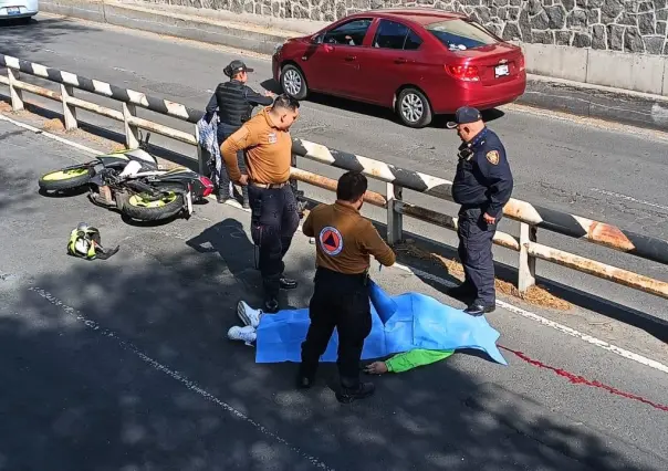 Muere motociclista al derrapar su moto sobre Ejército Nacional