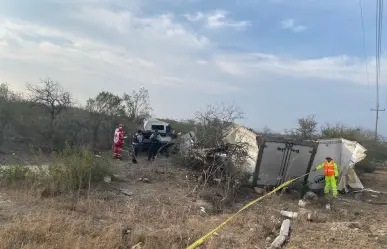 Accidente en carretera Federal 81 deja daños materiales y una persona fallecida