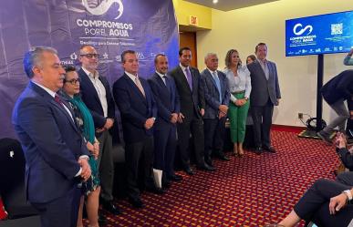 Presentan decálogo por el agua a candidatos presidenciales. Piden que lo firmen